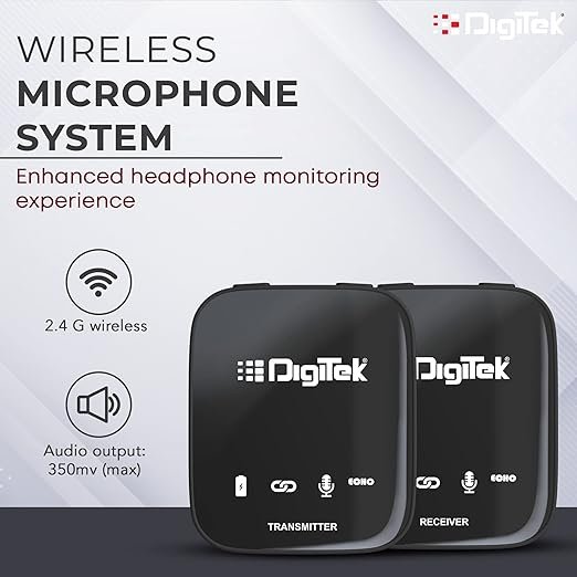 Digitek Professional 2-in-1 Wireless Microphone System DWM-101 Pro - Image 3
